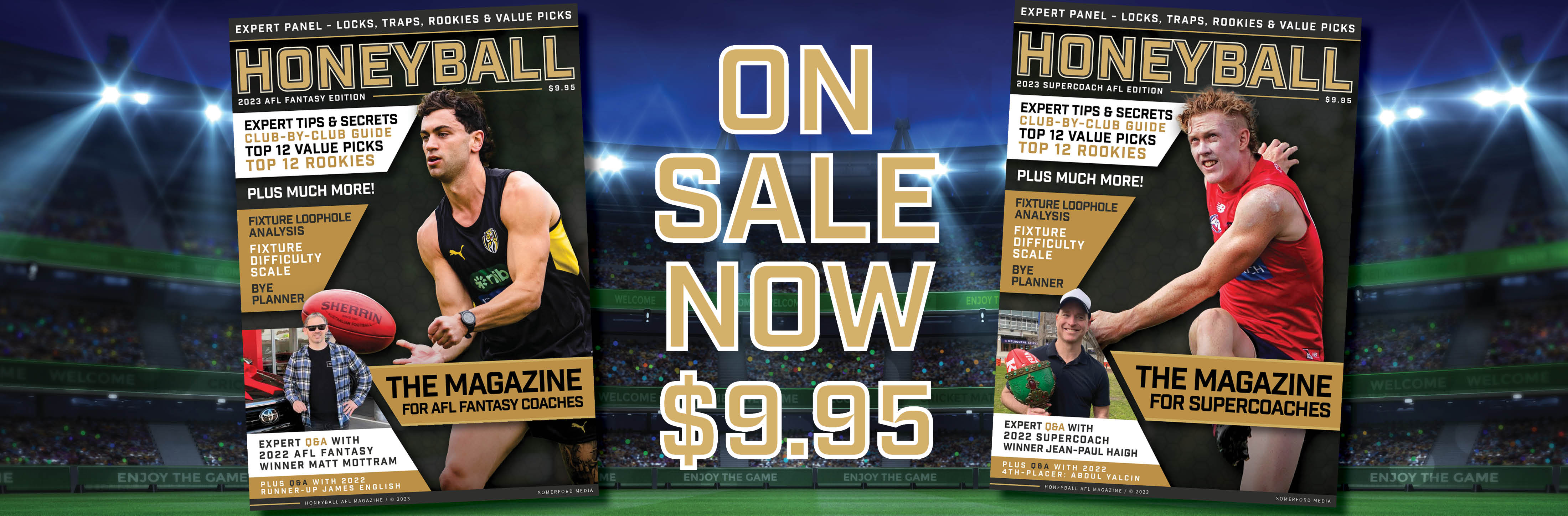 Honeyballs AFL Fantasy and SuperCoach season guides are on sale now!